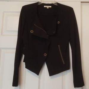 Ladies Cabi Ponte Knit Moto Jacket Sz. S